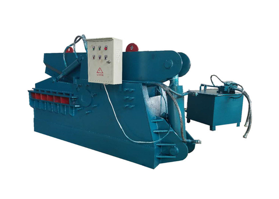 Mavi 1500mm Taşınabilir Timsah Makası Demir Hurda Kesme Makinası