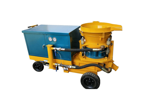 Hava Kanalı Islak Karışım Püskürtme Beton Makinesi 5.5Kw 6m3/H Püskürtme Beton Ekipmanları
