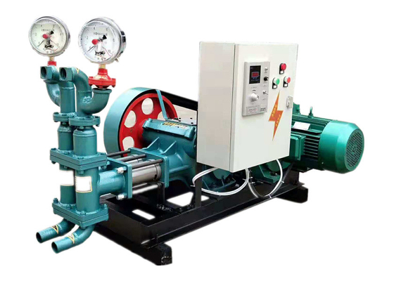 30Kw Elektrikli Çimento Harç Pompası 110mm Pistonlu Enjeksiyon Pompası Yeşil