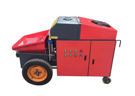 Dikey Taşınabilir Mini Beton Pompası Kırmızı Mini Beton Pompası Beton Pompası