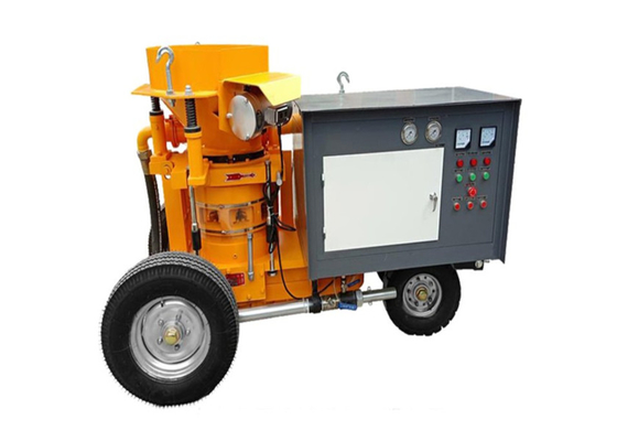 7.5kw Taşınabilir Püskürtme Makinesi Büyük Kapasiteli Gunite Püskürtücü