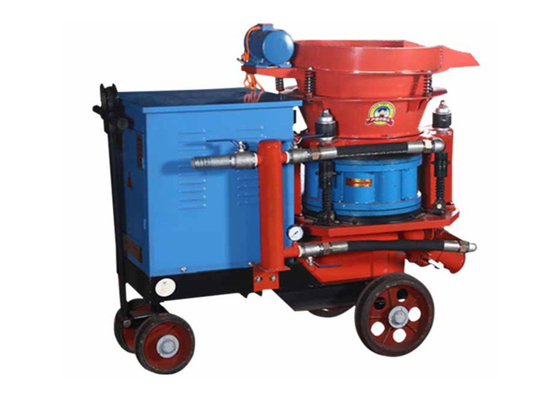 CE SGS 5.5kw Kuru Karışım Püskürtme Makinesi Beton Gunite Makinesi