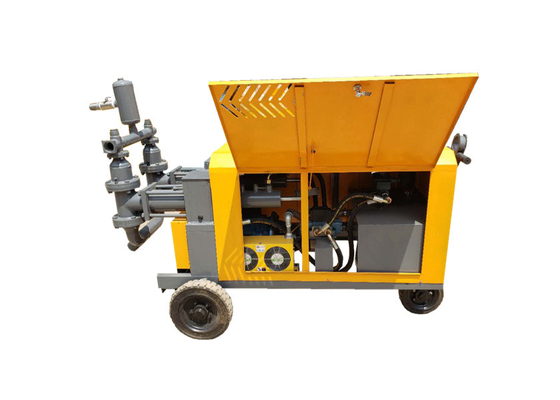 Sarı Hidrolik Harç Harç Pompası Temel Harç 15Kw Kompakt